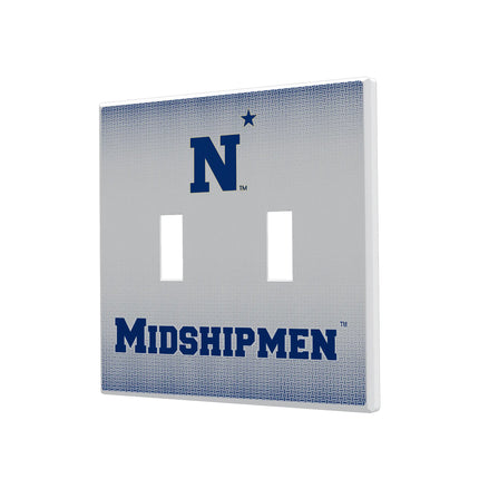United State Naval Academy Midshipmen Linen Hidden-Screw Light Switch Plate