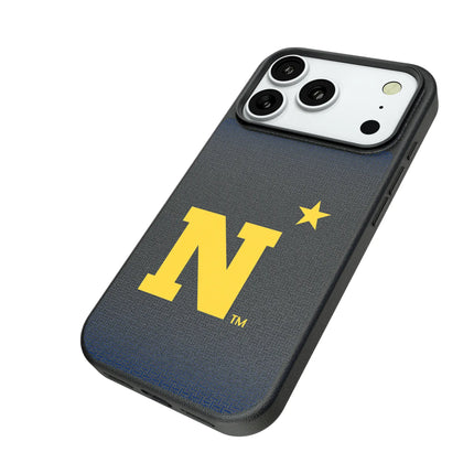 United State Naval Academy Midshipmen Linen MagSafe Compatible Phone Case for Apple iPhone
