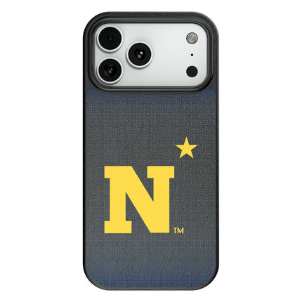 United State Naval Academy Midshipmen Linen MagSafe Compatible Phone Case for Apple iPhone