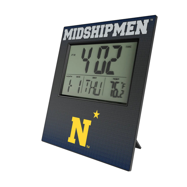 United State Naval Academy Midshipmen Linen Wall Clock