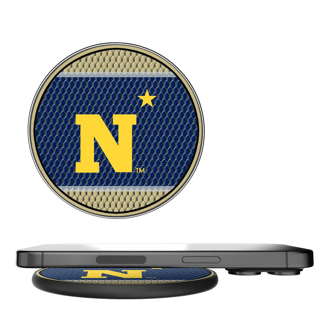 United State Naval Academy Midshipmen Mesh 15-Watt Wireless Charger