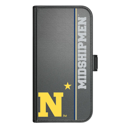 United State Naval Academy Midshipmen Sidebar Folio 2.0 Case for Apple iPhone