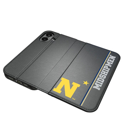United State Naval Academy Midshipmen Sidebar Folio 2.0 Case for Apple iPhone