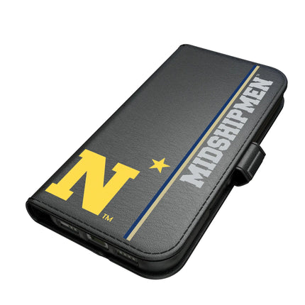 United State Naval Academy Midshipmen Sidebar Folio 2.0 Case for Apple iPhone