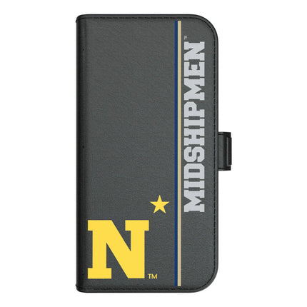 United State Naval Academy Midshipmen Sidebar Folio 2.0 Case for Apple iPhone