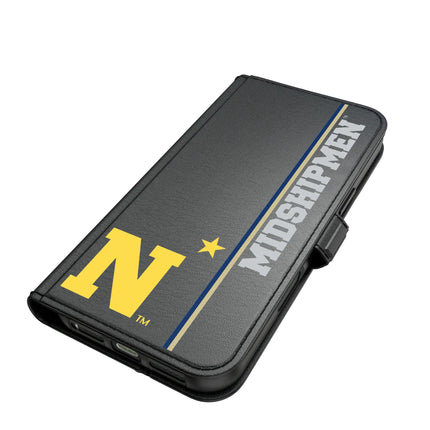 United State Naval Academy Midshipmen Sidebar Folio 2.0 Case for Apple iPhone