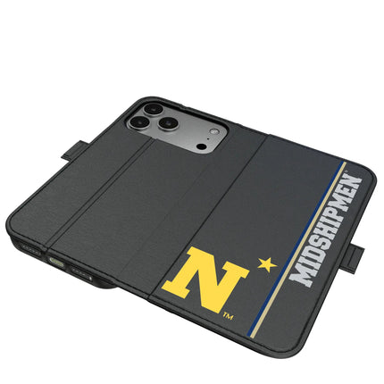 United State Naval Academy Midshipmen Sidebar Folio 2.0 Case for Apple iPhone