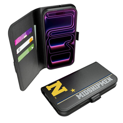 United State Naval Academy Midshipmen Sidebar Folio 2.0 Case for Apple iPhone