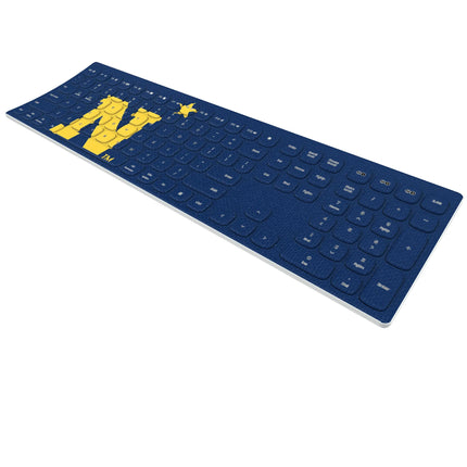 United State Naval Academy Midshipmen Solid Curved Wireless Keyboard