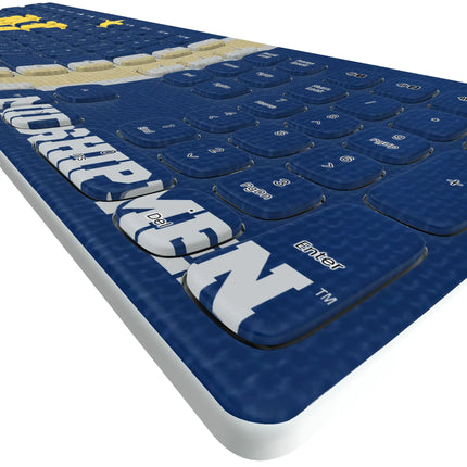United State Naval Academy Midshipmen Stripe Curved Wireless Keyboard