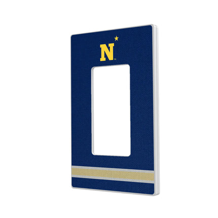 United State Naval Academy Midshipmen Stripe Hidden-Screw Light Switch Plate