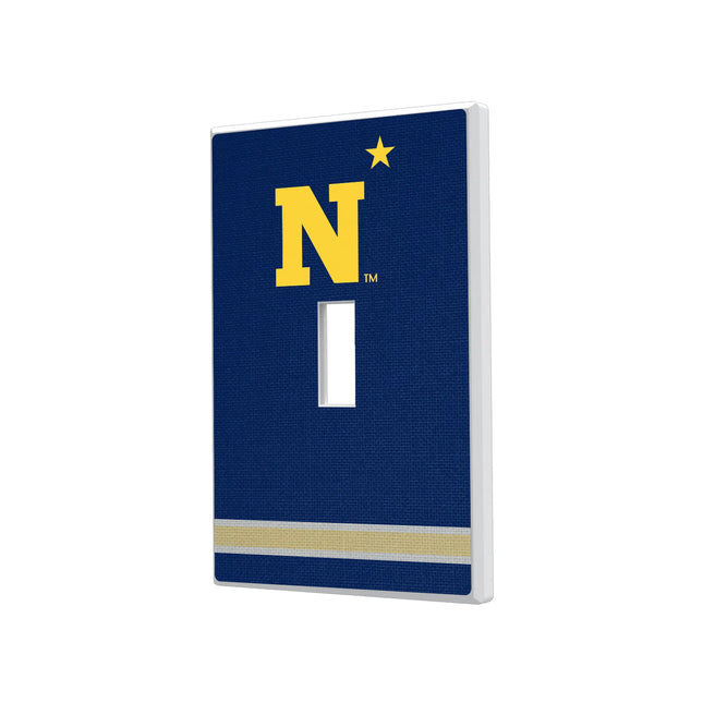 United State Naval Academy Midshipmen Stripe Hidden-Screw Light Switch Plate