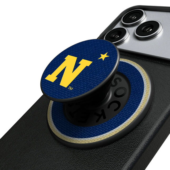 United State Naval Academy Midshipmen Stripe PopSockets Magnetic Phone Grip and Stand