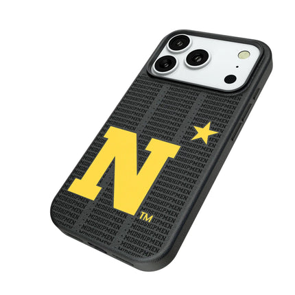 United State Naval Academy Midshipmen Text Backdrop MagSafe Compatible Phone Case for Apple iPhone