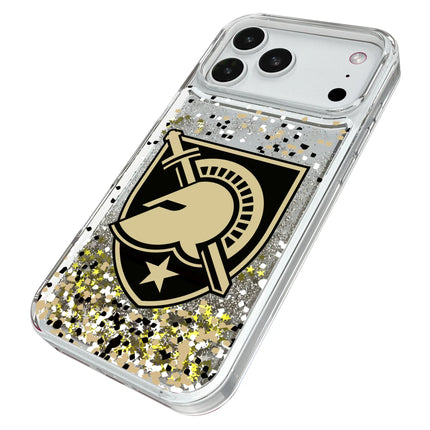 United States Military Academy Black Knights Confetti Glitter Phone Case for Apple iPhone