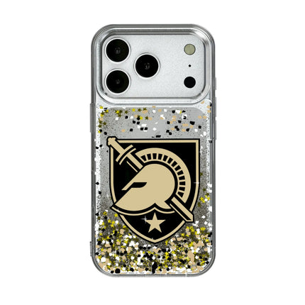 United States Military Academy Black Knights Confetti Glitter Phone Case for Apple iPhone