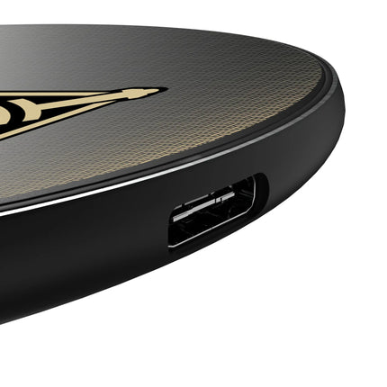 United States Military Academy Black Knights Linen 15-Watt Wireless Charger