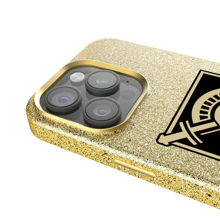 United States Military Academy Black Knights Linen Bling Phone Case for Apple iPhone