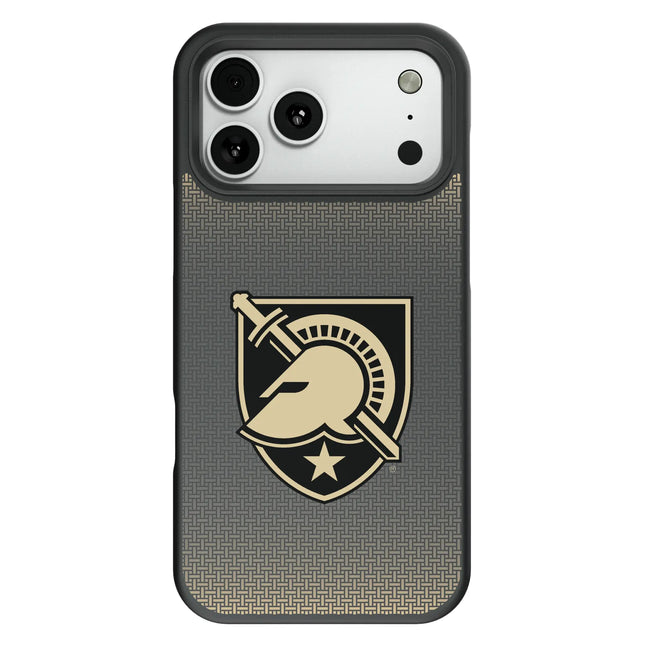 United States Military Academy Black Knights Linen Bump Phone Case for Apple iPhone