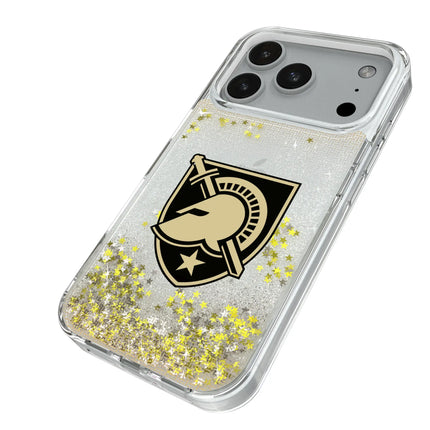 United States Military Academy Black Knights Linen Glitter Phone Case for Apple iPhone