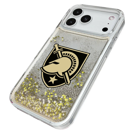 United States Military Academy Black Knights Linen Glitter Phone Case for Apple iPhone