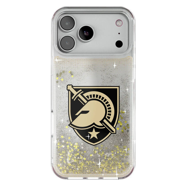United States Military Academy Black Knights Linen Glitter Phone Case for Apple iPhone