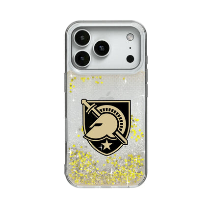 United States Military Academy Black Knights Linen Glitter Phone Case for Apple iPhone