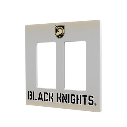 United States Military Academy Black Knights Linen Hidden-Screw Light Switch Plate