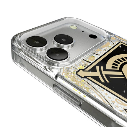 United States Military Academy Black Knights Paisley Glitter Phone Case for Apple iPhone