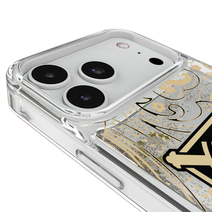 United States Military Academy Black Knights Paisley Glitter Phone Case for Apple iPhone