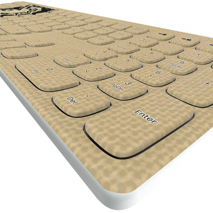 United States Military Academy Black Knights Solid Curved Wireless Keyboard