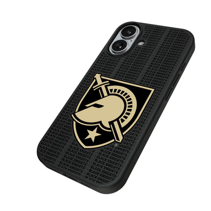United States Military Academy Black Knights Text Backdrop MagSafe Compatible Phone Case for Apple iPhone
