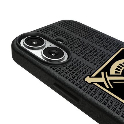 United States Military Academy Black Knights Text Backdrop MagSafe Compatible Phone Case for Apple iPhone