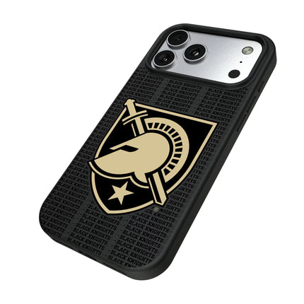 United States Military Academy Black Knights Text Backdrop MagSafe Compatible Phone Case for Apple iPhone