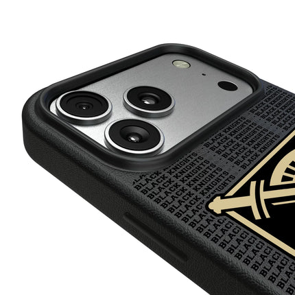 United States Military Academy Black Knights Text Backdrop MagSafe Compatible Phone Case for Apple iPhone