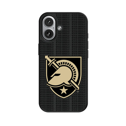 United States Military Academy Black Knights Text Backdrop MagSafe Compatible Phone Case for Apple iPhone