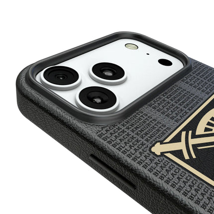 United States Military Academy Black Knights Text Backdrop MagSafe Compatible Phone Case for Apple iPhone
