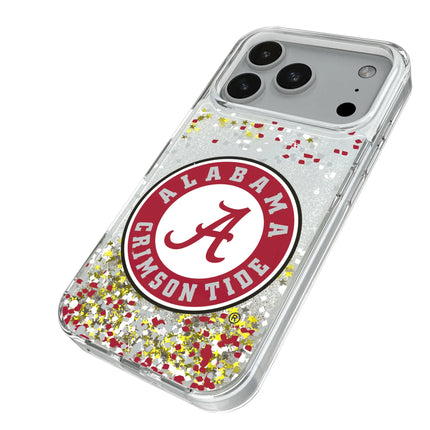 University of Alabama Crimson Tide Confetti Glitter Phone Case for Apple iPhone