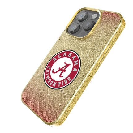 University of Alabama Crimson Tide Linen Bling Phone Case for Apple iPhone