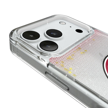 University of Alabama Crimson Tide Linen Glitter Phone Case for Apple iPhone