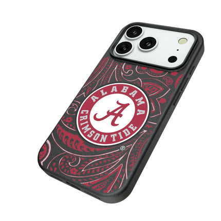 University of Alabama Crimson Tide Paisley MagSafe Compatible Phone Case for Apple iPhone
