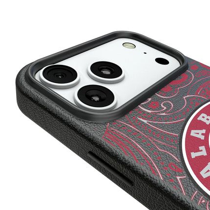 University of Alabama Crimson Tide Paisley MagSafe Compatible Phone Case for Apple iPhone