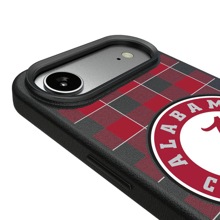 University of Alabama Crimson Tide Plaid MagSafe Compatible Phone Case for Apple iPhone