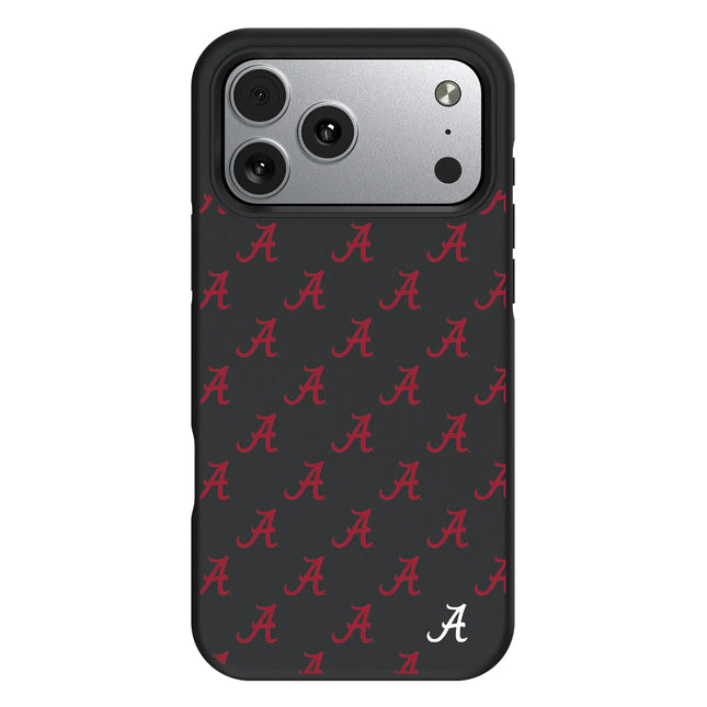 University of Alabama Crimson Tide Script A Fashion Pattern Bump Phone Case for Apple iPhone