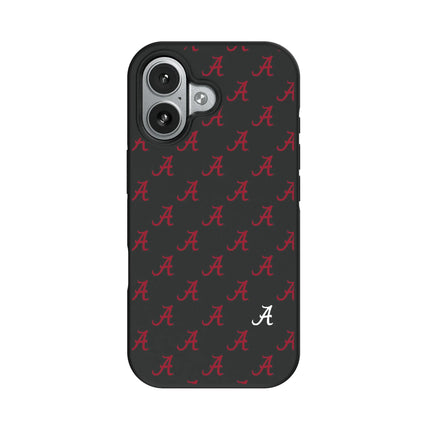 University of Alabama Crimson Tide Script A Fashion Pattern Bump Phone Case for Apple iPhone