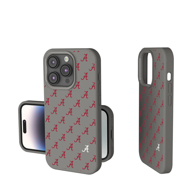 University of Alabama Crimson Tide Script A Fashion Pattern Soft Touch Phone Case for Apple iPhone