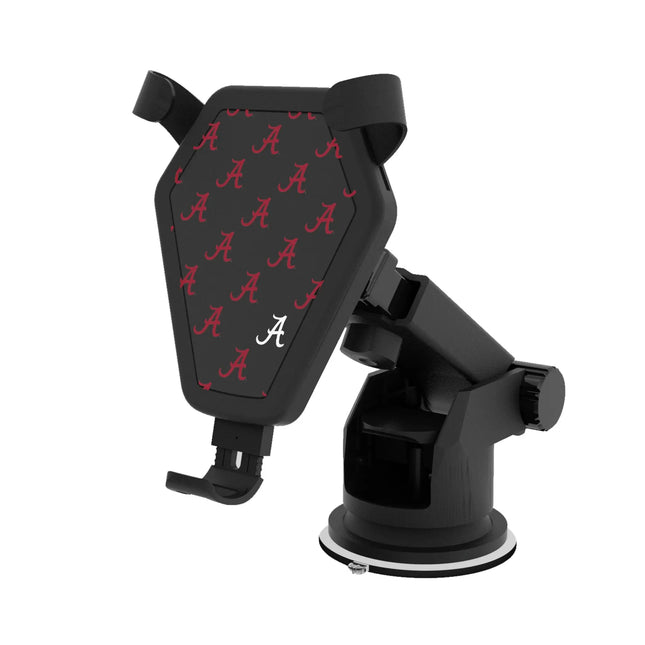 University of Alabama Crimson Tide Script A Fashion Pattern Wireless Car Charger