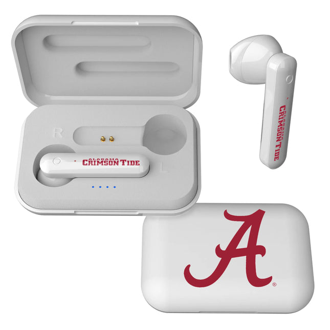 University of Alabama Crimson Tide Script A Insignia Wireless TWS Earbuds
