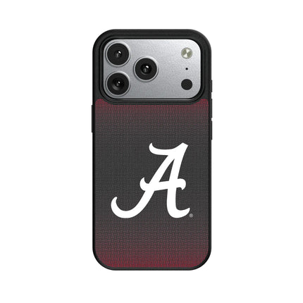 University of Alabama Crimson Tide Script A Linen MagSafe Compatible Phone Case for Apple iPhone