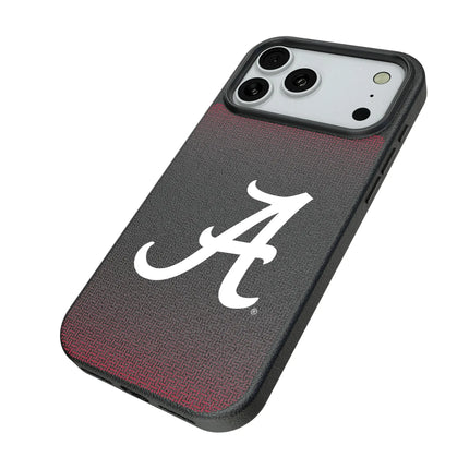 University of Alabama Crimson Tide Script A Linen MagSafe Compatible Phone Case for Apple iPhone